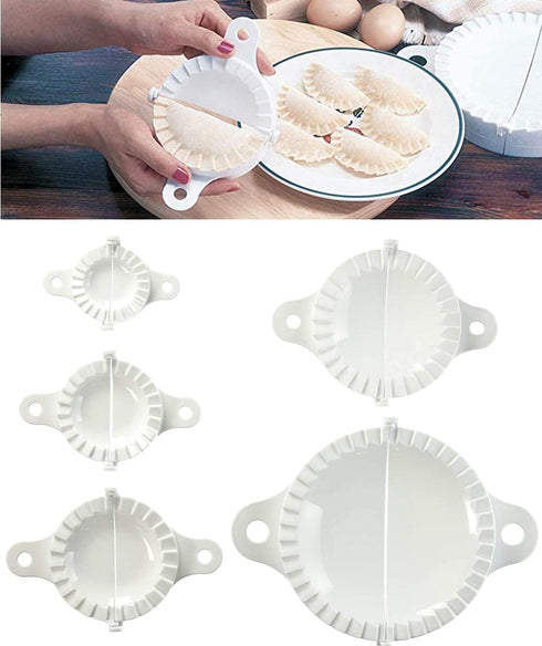 Dumpling Maker Dumpling Tools 5Packs with Different Sizes of Dumpling Mold, Perfect for Making Hand pies, Dumplings, Ravioli, Calzones, Dough Pres...