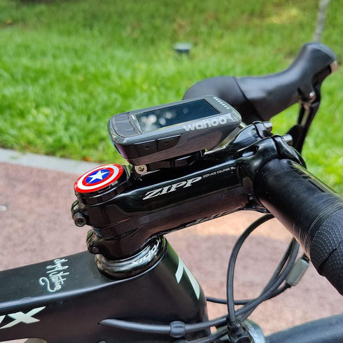 Out Front Road Mountian Bike Stem Handlebar Adjustable Mount for Garmin Edge Wahoo Elemnt Bryton Rider Stages Dash Hammerhead Karoo(Black)...