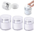 3Pcs Airless Pump Jars,Refillable Empty Airless Pump Jar Vacuum Push Down Moisturizer Pump Dispenser for Serums,Skincare Cream,Essence,Leak Proof ...