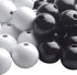 Aylifu Round Wood Beads, 50pcs 25mm Natural Round Wooden Beads Small Hole Wood Loose Beads Smooth Painted Spacer Loose Beading Supplies for Neckla...