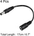 uxcell 16cm 3.5x1.35mm Female to 5.5x2.1mm Male DC Power Extension Cable Connector for CCTV Security Camera 4pcs...