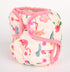 One Size Cloth Diaper Cover Snap With Double Gusset (Flamingo)...