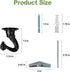 Ceiling Swag Hook Sets - Heavy Duty Hooks with Mounting Hardware for Hanging Plant, Ceiling or Extender Chains - Easy Install with Screws/Brackets...