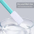 40pcs Crevice Cleaning Brush Tool, Disposable Toilet Brush for Toilet Seat Gaps, Crack and Crevice Cleaner Tools, Blue...