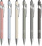 Ballpoint Pen 2-in-1 Stylus Retractable Ballpoint Pen with Stylus tip, Metal Stylus Pen for Touch Screens, 1.0 mm Black Ink (Pastel Color) 6 Pack...