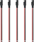 Oyviny 5PCS SAE Connector 12AWG 1 Feet SAE Extension Cable for Solar Panel Motorcycles Cars Charger Trolling Motor 2 Pin Single Plug Quick Connect...