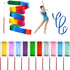 20 PCS 6. 6Ft Gymnastics Ribbon Multi-Colored Dance Ribbon Streamers for Kids Art Dance...