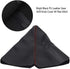 Gear Shift Boot, PU Leather, Black with Red Stitch, Easy to Install, Universal Fit...