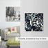 Decorative Switch Plate Covers Boho Black Grey Eucalyptus Leaf Floral 2 Gang Double Toggle Light Switch Cover Electric Wall Plate Dual Device Elec...