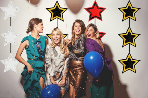 99PCS Movie Star Cardboard Red Carpet Awards Night Cutouts Movie Party Star Cutouts Classroom Bulletin Board Decorations Paper Star Cutouts Movie ...