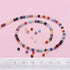 4mm Natural Mixed Materials Gemstones Beads and Brass Tiny Spacer Round Loose Beads Jewelry Making KIT with Thread and Needles 300PCS+300 PCS(12 N...