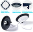 Dough Hook Shield for Kitchen Aid Stand Mixer Hooks Compatible with KitchenAid C Type Shape Dough Hooks...