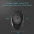 ONE-UP Wireless Mouse, 2.4G Silent Mouse, Computer Mouse with USB Nano Receiver for Laptop, Chromebook, PC, Mac, Windows and School Work (Black)...