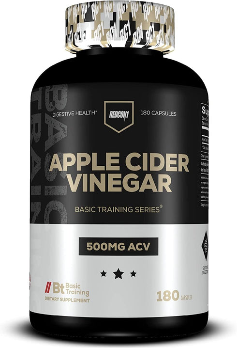 REDCON1 Apple Cider Vinegar Capsules - for Gut Health & Healthy Metabolism - Daily Antioxidant Supplement to Promote Healthy Gut - for Men and Wom...