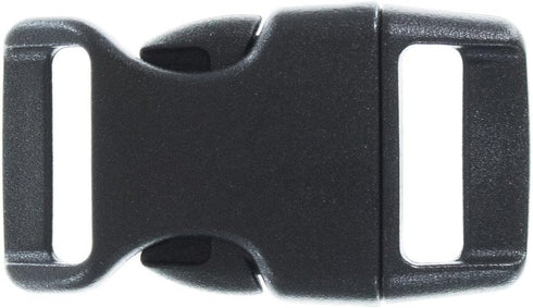 Craft County 100 or 200 Piece 3/8 Inch Contoured Side Release Plastic Buckles (Solid Mix, 100 Pack)...