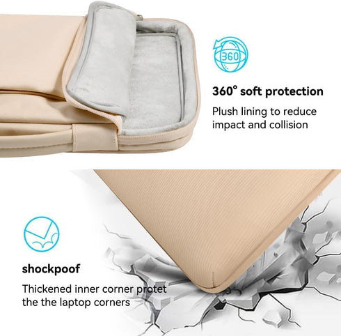 LANDICI 360°Protective 14 15 Inch Laptop Sleeve Case Compatible with MacBook Pro 14,MacBook Air 15,15 Surface Laptop,14"-15" HP Dell Asus Acer Lap...