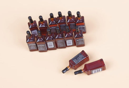 40Pcs Tiny Miniature Mini Beer Bottles Toys, 1:24 Dollhouse Kitchen Accessories Wine Decoration, Cute Wine Bottle Models for Fairy Garden Pub Bar ...