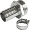 Beduan Stainless Steel Garden Hose Fitting 5/8" Barb x 3/4" GHT Male Thread Adapter Connector for Garden Hose Repair with Hose Clamp...