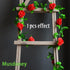 Musdoney 4Pcs 32.2 FT Fake Rose Vine Flowers Plants Artificial Flower Garland Hanging Rose Ivy Home Hotel Office Wedding Party Garden Craft Art De...