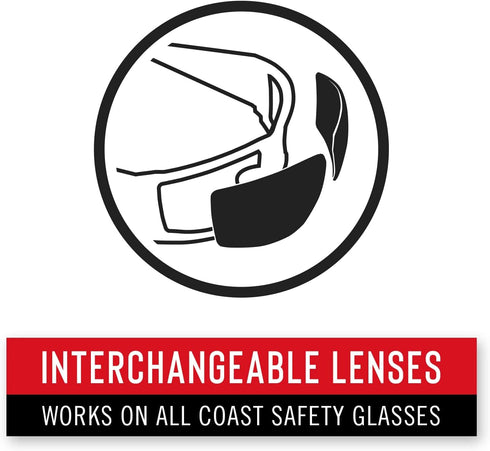 Coast SGL400 Bifocal Replacement Lenses +2.5...