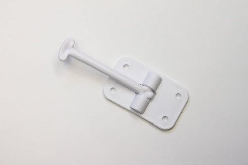 2 Pack: RV T-Style Door Holder Catch 3-1/2" for Latch Holder Camper Trailer Cargo Hatch White...