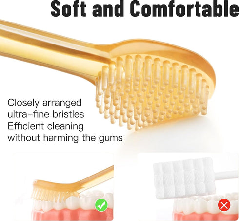 Baby Toothbrush, Silicone Baby Tongue Cleaner Newborn, Infant Toothbrush 0-6 months and 6 to 12 months, Baby First Toothbrush, Oral Cleaner, Baby ...