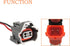 HiSport 4Pcs Fuel Injector Connector Electrical Pigtail Plug Replacement for Mazda, Mitsubishi, Nissan, Subaru, Toyota...