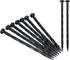 Plastic Landscape Anchoring Spikes 25 Pcs 8 Inch Nylon Spiral Landscape Spikes for Yard, Garden Lawn, Weed Barriers, Artificial Turf, Tent...
