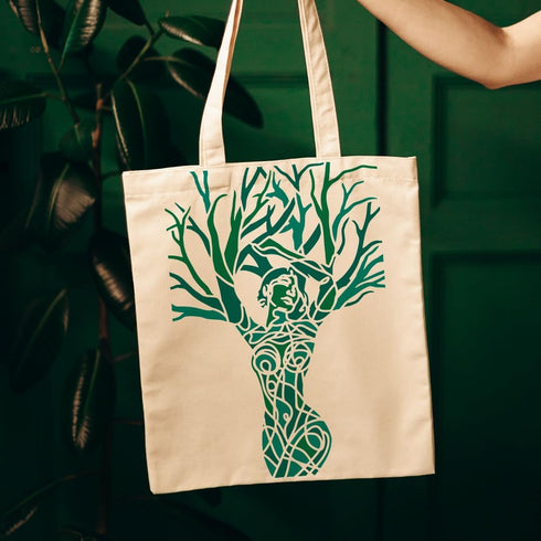 FINGERINSPIRE Tree of Life Painting Large Stencil 8.3x11.7" PET Character Spraying Stencil Reusable Minimalist Line Art Woman Pattern Wall Stencil...