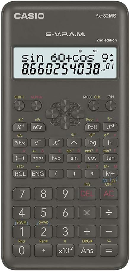 Casio FX-82MS 2nd Edition Scientific Calculator...