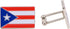 Desert Cactus Puerto Rico Flag Cufflinks Formal Wear Blazer for French Cuff Shirt Rectangle (Cufflinks - Flag)...