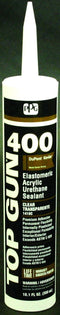 Glidden Top Gun 400 Premium Grade Sealant, Elastomeric Acrylic Urethane, 10 oz, Clear (726890278076)...