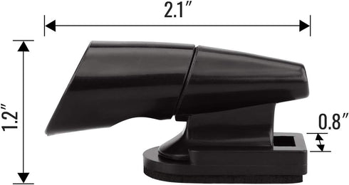 Pack of 4 Deer Whistles Deer Warning Devices, Black...