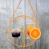 Oriole Bird Feeder, Hanging Metal Bird Feeder,Dtached Bowl Design,Orange Fruit Feeder,Great for Garden,Outdoor,Gift...