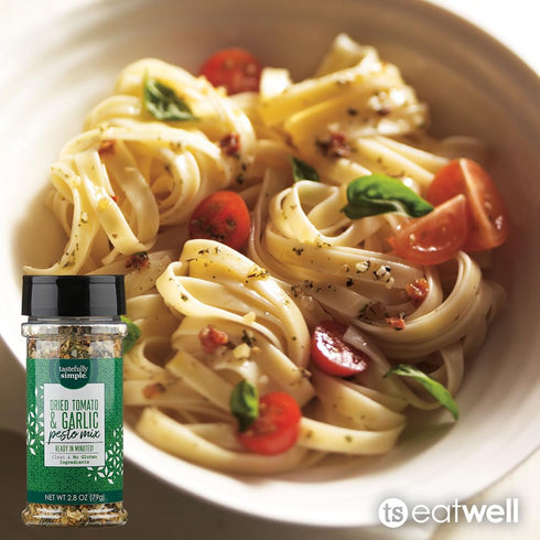 Tastefully Simple Dried Tomato and Garlic Pesto Mix, 2.8 Ounce...