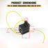 10226-37 Solenoid Coil, 10v DC, 25W, Single Lead Wire, Fits Valve Stem Series 08 80 88 98, Hydraulic Power Unit Lift Dump Trailer Solenoid...