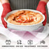 Killer's Instinct Outdoors 1 Pair Heat Resistant Gloves Oven Gloves Heat Resistant with Fingers Red Mitts Kitchen Pot Holders Cotton Mitts Red Kit...