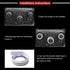 LECART Bling AC Knob Covers Fit for Jeep Grand Cherokee 2014 2015 2016 2017 2018 2019 2020 2021 Crystal Auto Interior Decoration Accessories Metal...