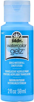 FolkArt Watercolor Gelz Acrylic Craft Paint, Waterfall 2 fl oz Translucent Gel Acrylic Paint Perfect for Indoor and Outdoor Arts and Crafts Projec...