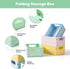 4-Pack Mini Storage Crates Organizer, Collapsible Plastic Storage Basket with Space-Saving Design, Stackable Cute Bin for Office & Home Bedroom, B...