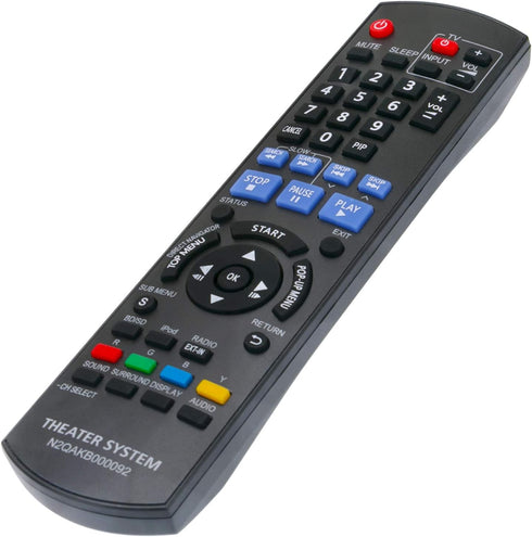 N2QAKB000092 Replacement Remote Control fit for Panasonic Blu-ray Disc Home Theater Sound System SC-BT228 SA-BT228 SB-HF480 SB-HC480 SB-HS480 SB-H...