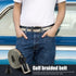 Adjustable Golf Belt for Men, Web Belt, Stretch Braided Casual Belt, Woven Elastic Bels for Jeans Shorts, with Golf Cup...