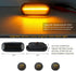 D-Lumina LED Side Marker Turn Signal Lights Assembly Smoked Lens Sequential Blink Amber for Au-di A4 S4 B6 B7 A6 S6 C5 A8 TT Front Fender Dynamic ...