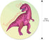 Zonon 10 Pcs Dinosaur Potty Training Stickers Dinosaur Toilet Target Sticker You Pee on Reusable Potty Toilet Targets Color Changing Pee Target fo...
