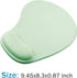 JSD Gel Mouse Pad with Wrist Support Wrist Rests 10.00×9.25×1.3 inches (Green, 1 Pack)...