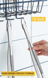 JETKONG 2 Pcs 16-Inch Kitchen Tweezers Extra Long Tweezer Tongs, Heavy Duty Stainless Steel Cooking Tweezers (Silver)...