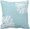 Emvency Throw Pillow Cover Hue Sea Coral Silhouettes Coastal Beach Light Blue Ocean Starfish Shell Decorative Pillow Case Home Decor Square 20 x 2...