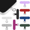 8Pcs Phone Lanyard Patch, Universal Cell Phone Fabric Canvas Patch Pad Sticker Anti-Lost Attachment Hanging Metal Ring Replacement for Smartphone ...
