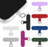8Pcs Phone Lanyard Patch, Universal Cell Phone Fabric Canvas Patch Pad Sticker Anti-Lost Attachment Hanging Metal Ring Replacement for Smartphone ...