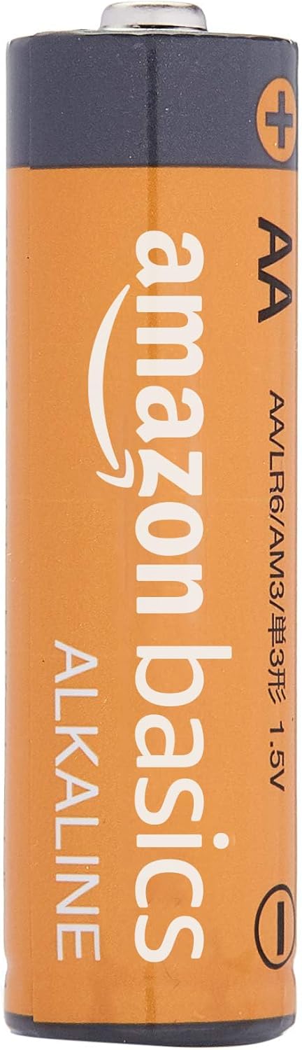 Amazon Basics 12-Pack AA Alkaline Batteries, 1.5 Volt, Long Lasting Power...
